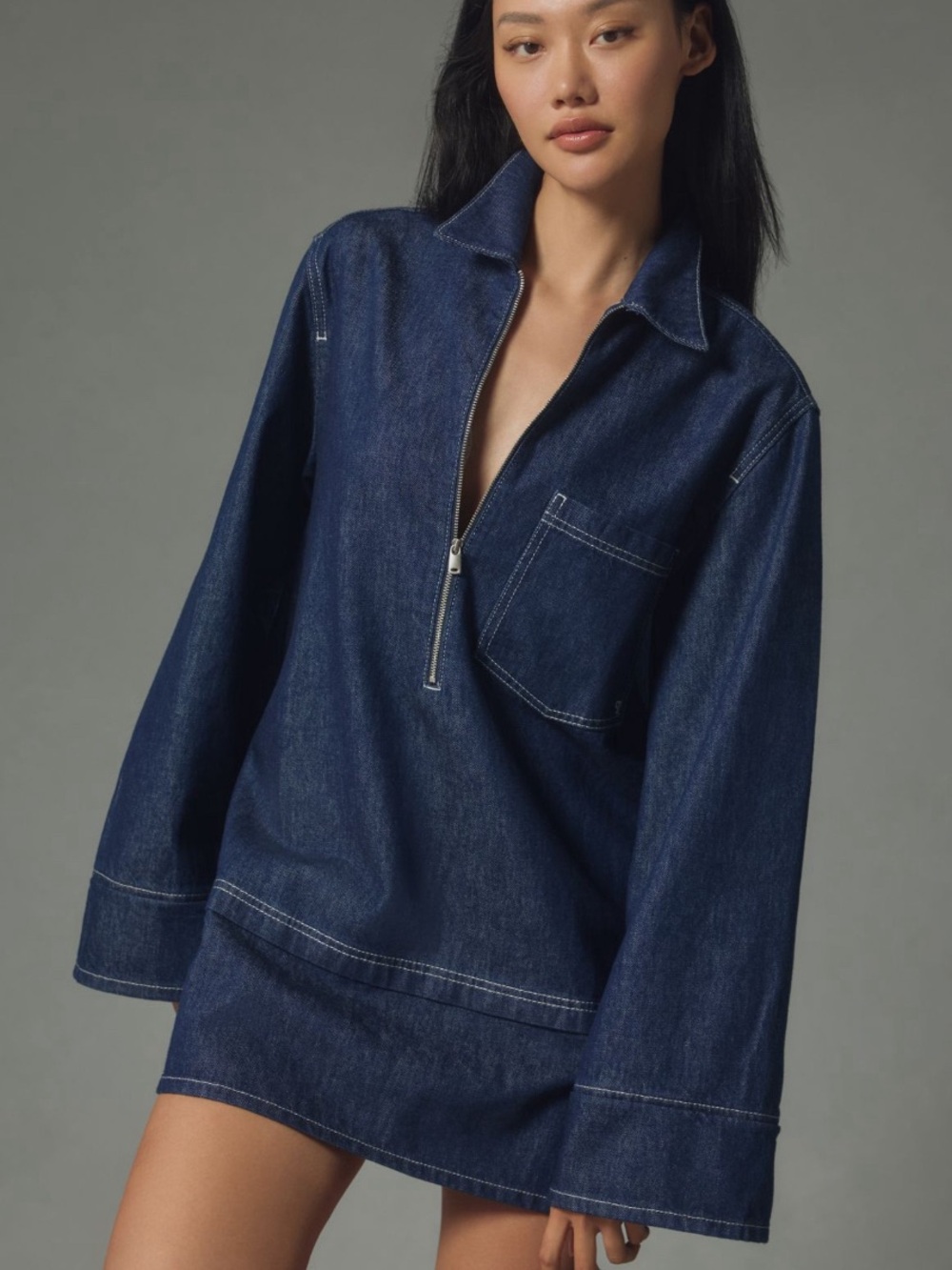 Pilcro Denim Mini Dress